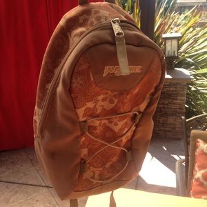 Jansport mini brown backpack